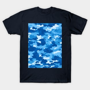 SKY BLUE CAMO DESIGN, PASTEL COLOR T-Shirt